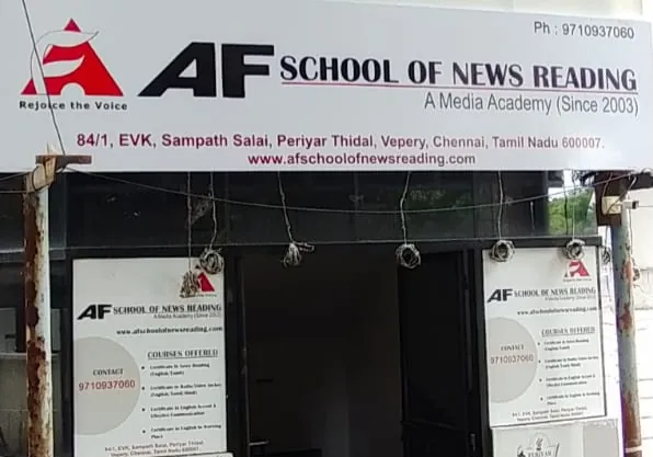 Image of: Af School Of Newsreading In Vepery