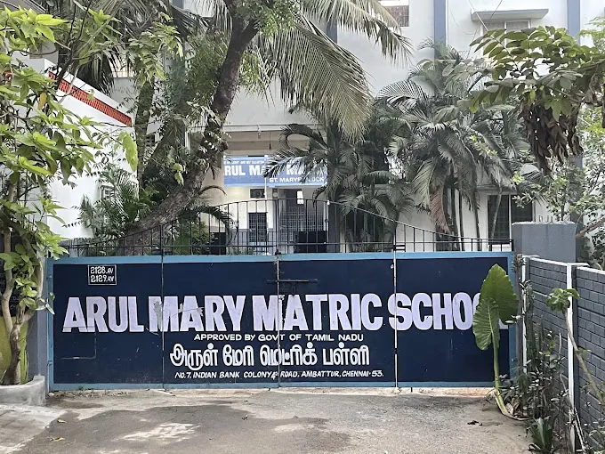 Image of: Arul Mary Matriculation School In Chennai