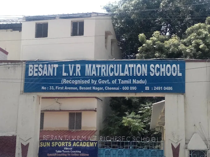 Image of: Besant Lvr Matriculation School In Besant Nagar 3