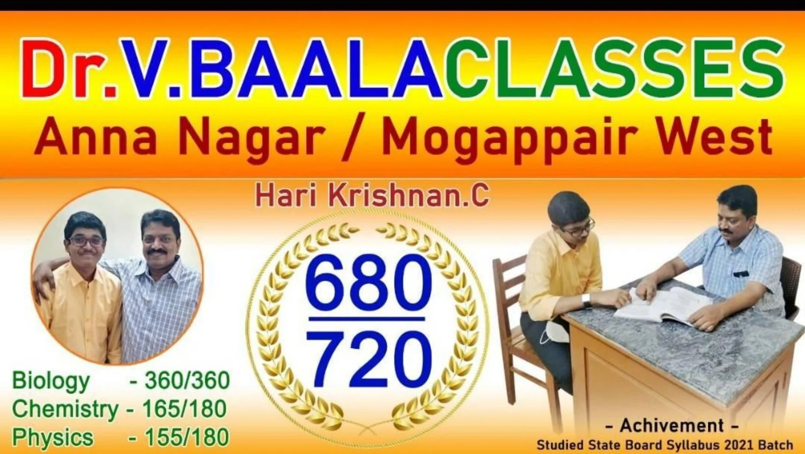 Image of: Dr V Baala Classes In Anna Nagar