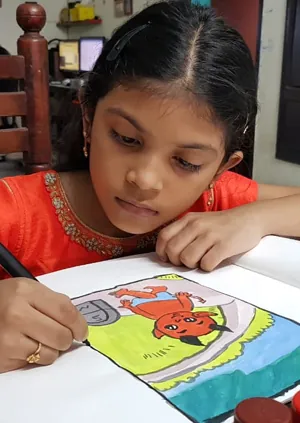Image of: Drawing Painting Handwriting Classes In Chennai
