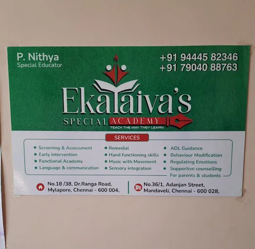 Image of: Ekalaivas Special Academy In Mandaveli
