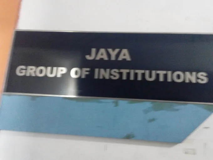 Image of: Jaya Group Of Institutions In T Nagar
