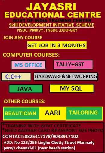 Image of: Jayasri Educational Centre In Mannady