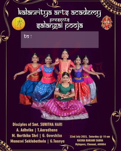 Image of: Kalanritya Arts Academy Bharatanatyam Dance In Royapettah 2