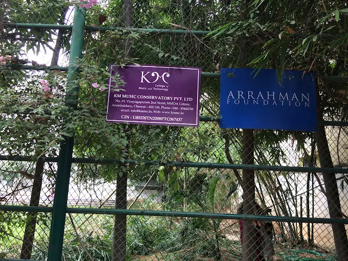 Image of: Km College Of Music In Arumbakkam