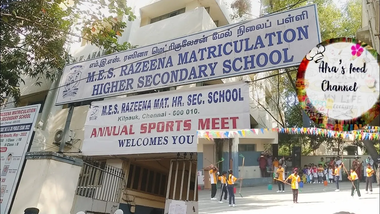 Image of: M E S Razeena Matriculation School In Kilpauk