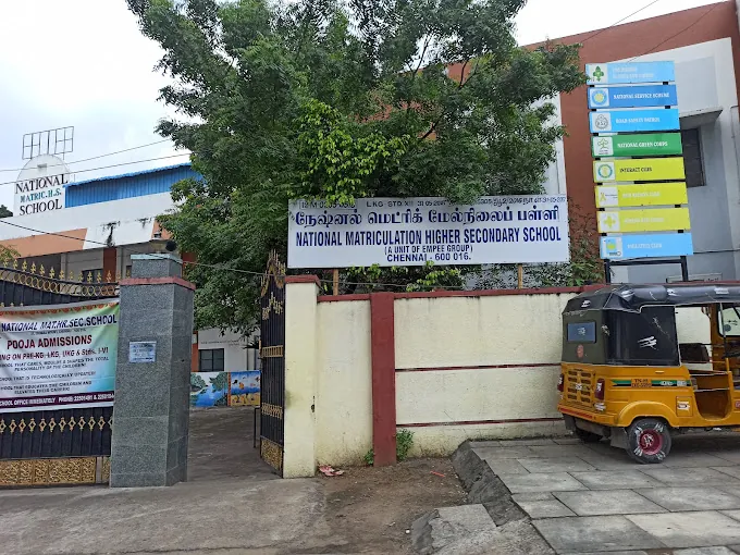 Image of: National Matriculation Higher Secondary School In Chennai