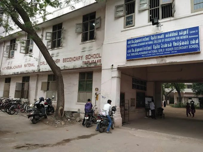 Image of: Nkt National Girls Higher Secondary School In Triplicane 3