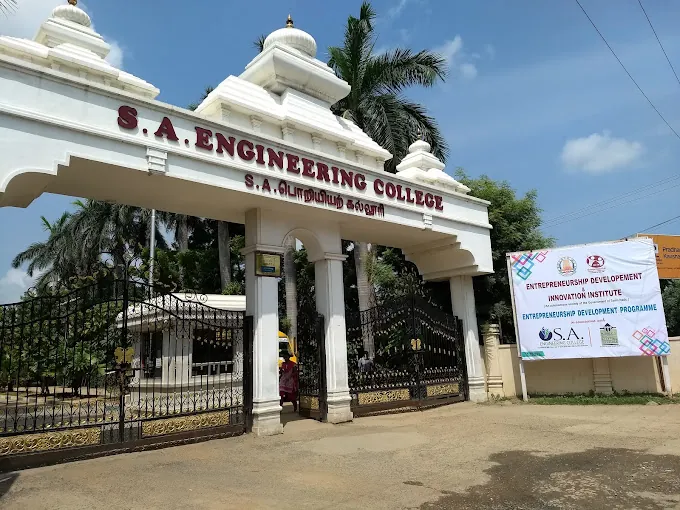 Image of: Sa Engineering College In Avadi