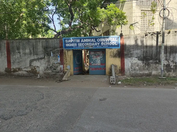 Image of: Savithri Ammal Oriental School In Mylapore