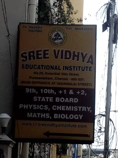 Image of: Sree Vidhyaa Institute Of Education In Chennai 2
