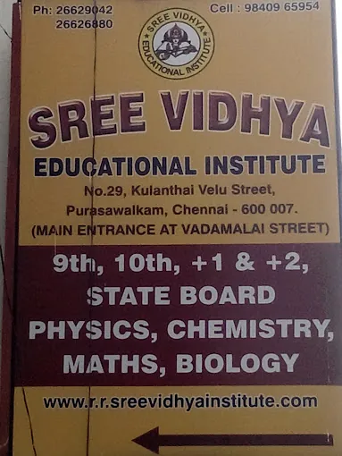 Image of: Sree Vidhyaa Institute Of Education In Chennai 3