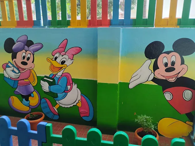 Image of: The Pink Dolphins Preschool In Ramapuram 2