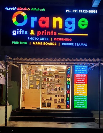 Image of: Orange Gifts And Prints In Villivakkam