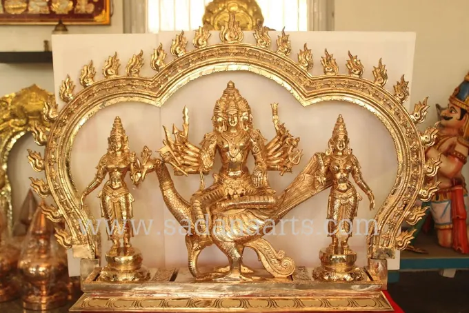 Image of: Srirangam Bronze Gallery In Nanganallur 2