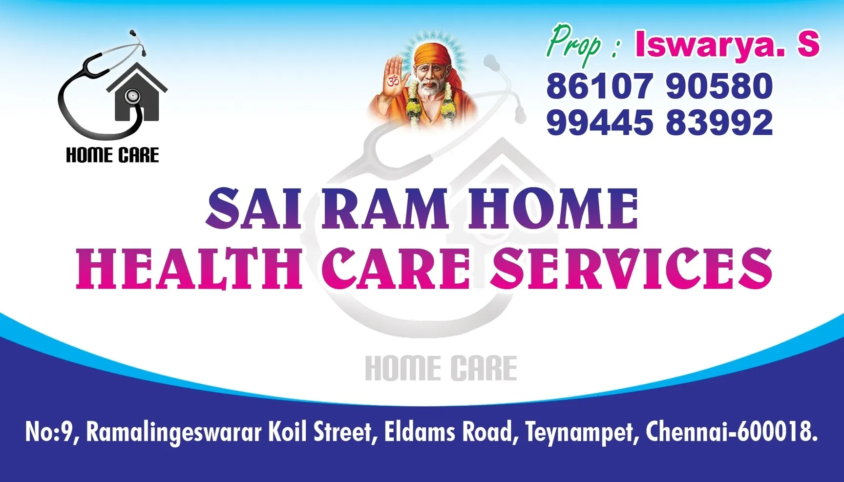 Image of: Sairam Home Care Nursing Services in Saidapet