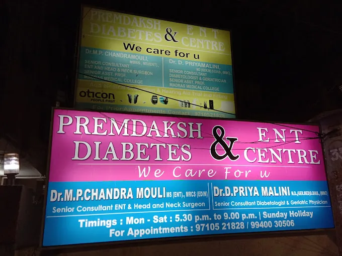 Image of: Premdaksh Diabetes And Ent Centre In Perambur