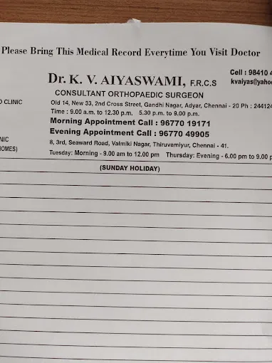 Image of: The Ortho Clinic In Adyar 2