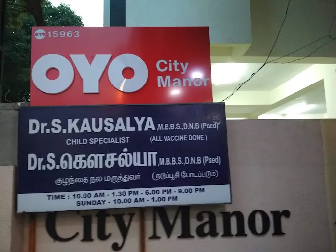 Image of: Dr Kausalya Child Specialist In Thiruvanmiyur