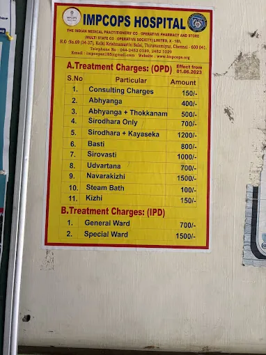 Image of: Impcops Hospital In Thiruvanmiyur 2