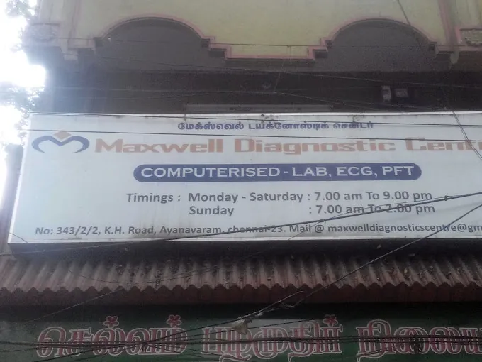 Image of: Maxwell Diagnostic Centre In Ayanavaram