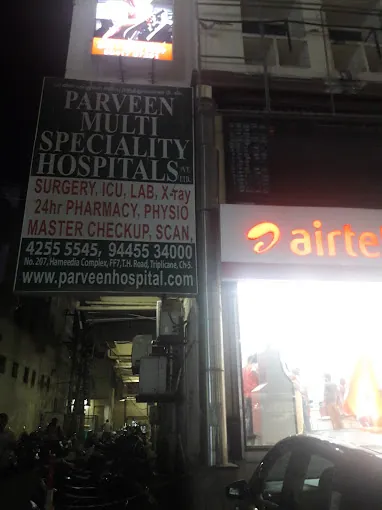 Image of: Parveen Multi Speciality Hospital In Triplicane