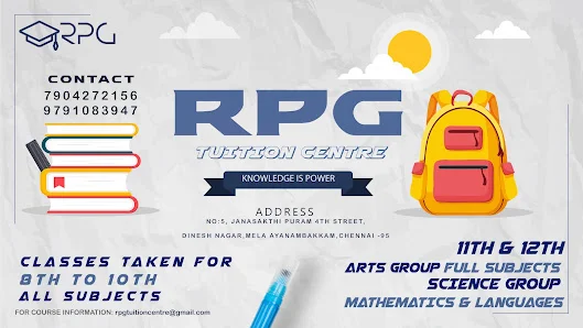 Image of: Rpg Tuition Centre In Chennai