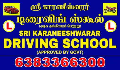 Image of: Sri Karaneeshwarar Driving School In Chennai