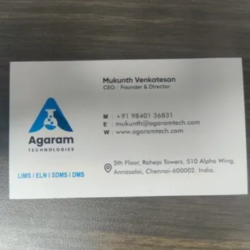 Image of: Agaram Technologies Pvt Ltd in Aminjikarai