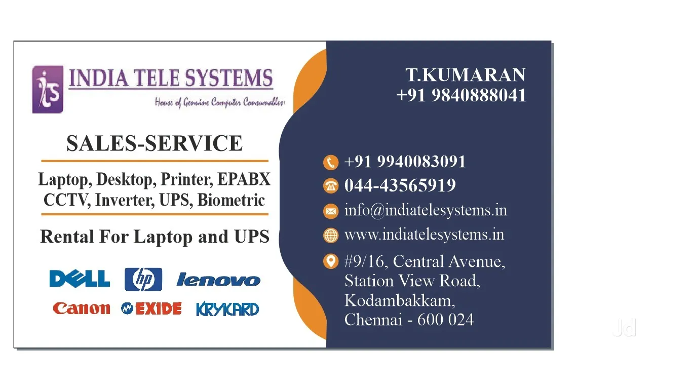 Image of: India Tele Systems in Kodambakkam