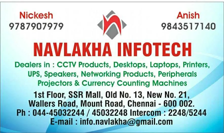 Image of: Navlakha Infotech in Chintadripet