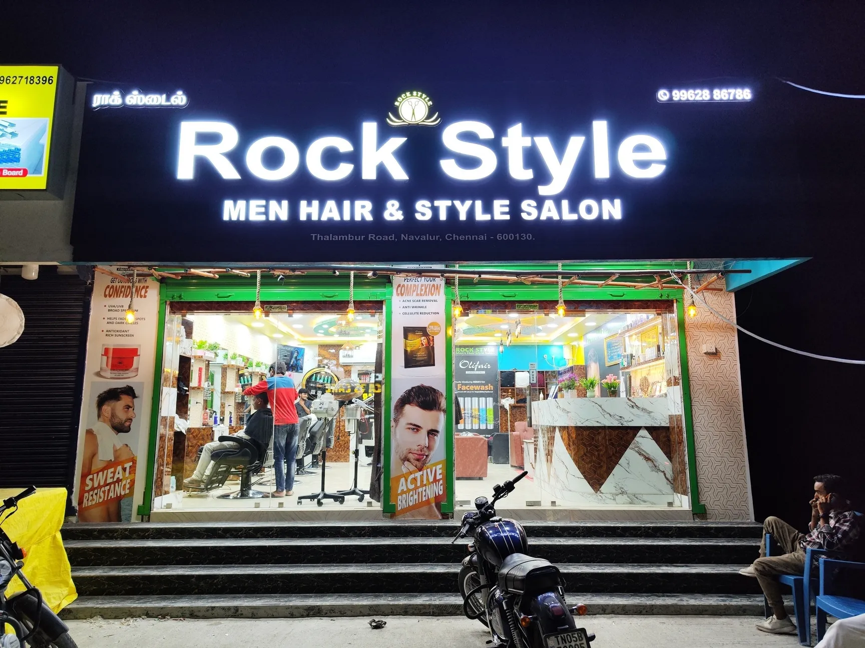 Rock Style Men Hair And Style in Chennai