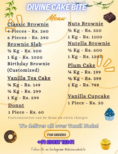 Image of: Divine Cake Bite In Madurai 2