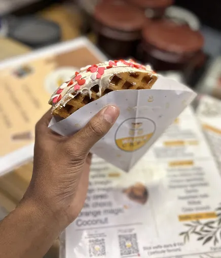 Image of: Waffle Cart West Tower In Madurai 3