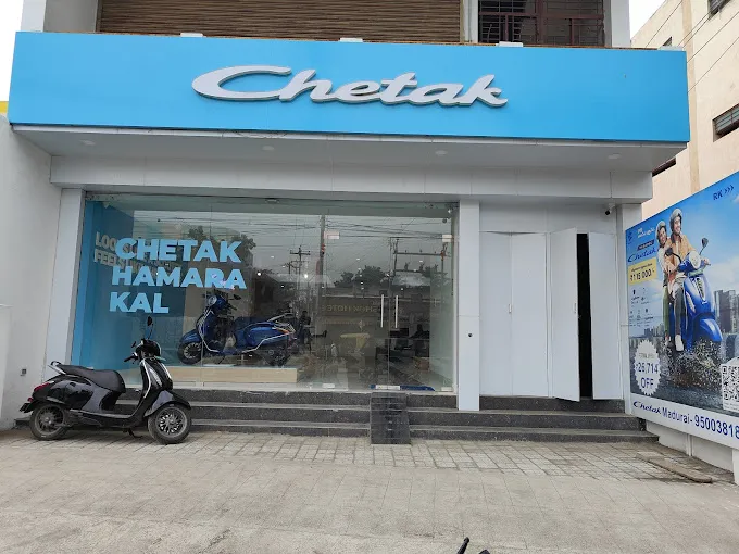 Image of: Chetak Electric in Kamarajar Salai 2