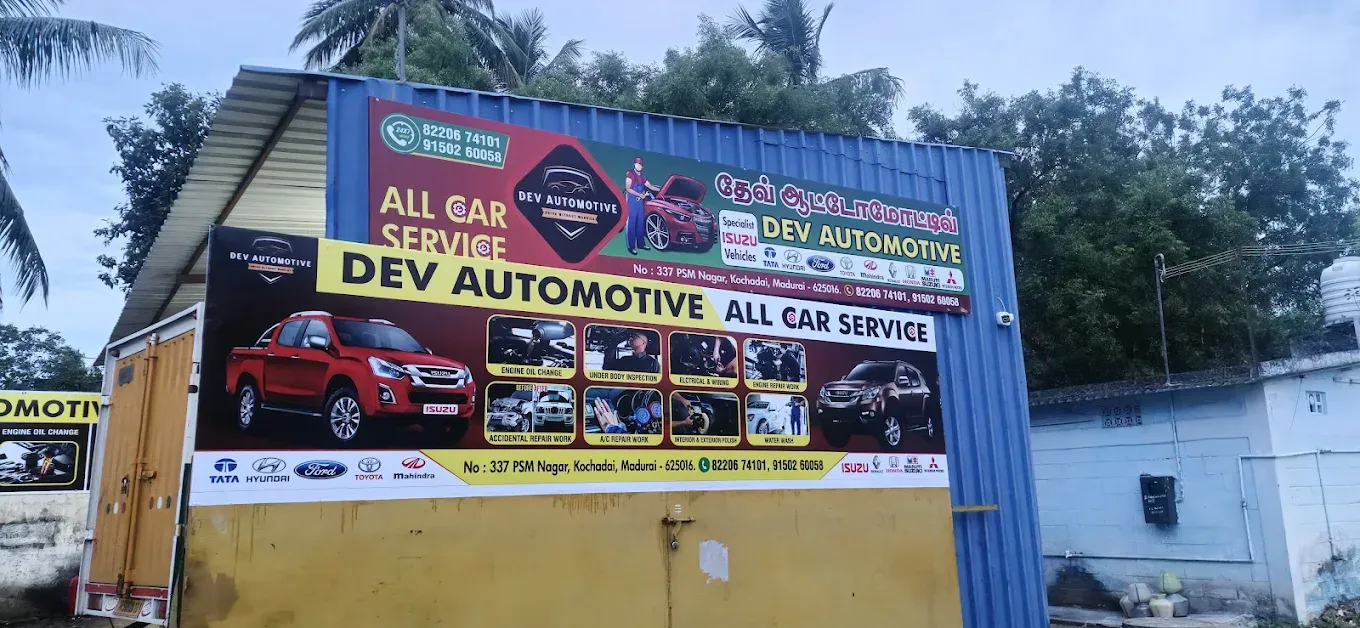 Image of: Dev Automotive Car Services in Kochadai