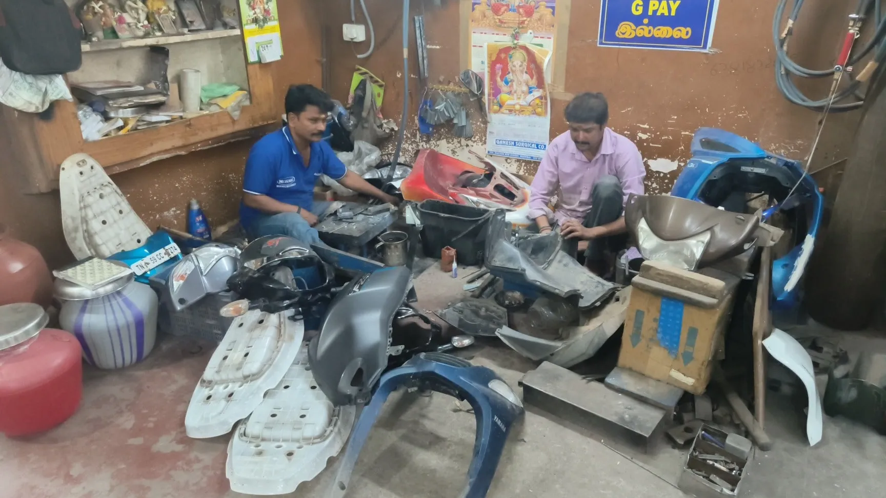 Image of: Kannan Two Wheeler Works in Madurai