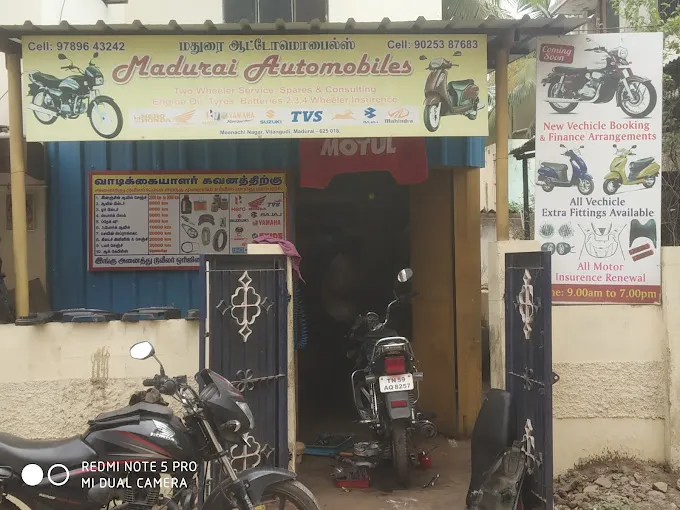 Image of: Madurai Automobiles Two Wheeler in Vilangudi