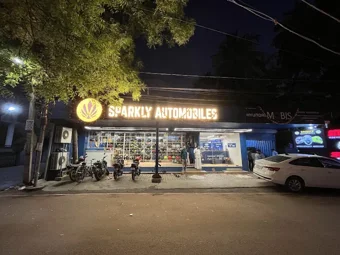 Image of: Sparkly Automobiles Helmet Showroom in S S Colony