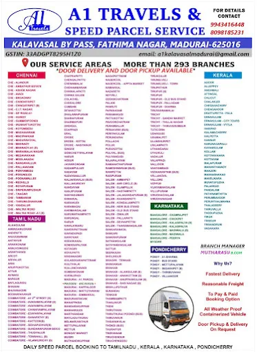 Image of: A1 Speed Parcel Service in Kalavasal