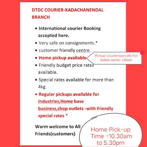 Image of: Dtdc Courier in Madurai