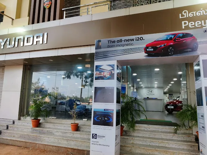 Image of: Peeyesyem Hyundai Car Showroom In Teppakulam 3