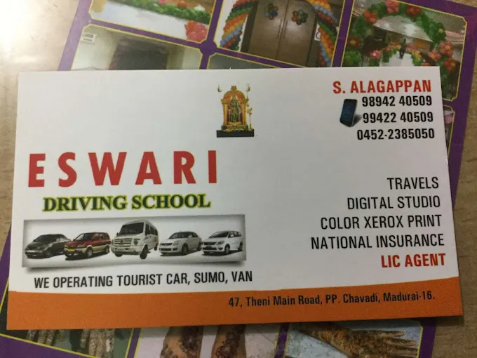 Image of: Eswari Heavy Driving School And Travels In Madurai