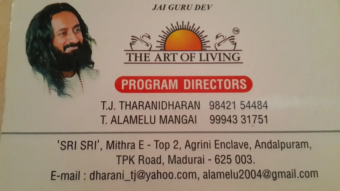 Image of: Art Of Living  in Andalpuram