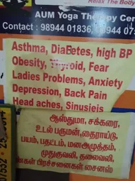 Madurai Hari Aum Yoga Therapy in Villapuram