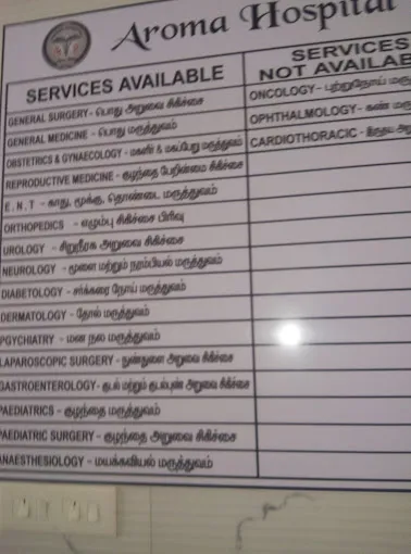Image of: Aroma Hospital in Reserve Line