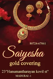 Image of: Saiyesha Gold Covering In Periyar