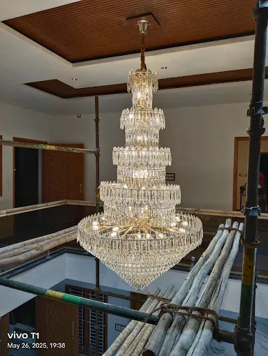 Image of: Chandelier Light Fitting And Service In Madurai 3