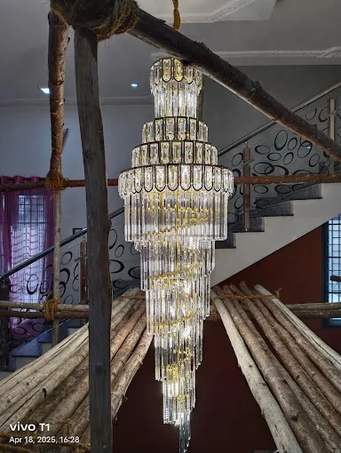 Image of: Chandelier Light Fitting And Service In Madurai